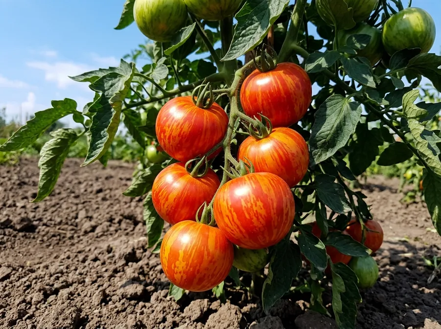 Solanum lycopersicum 'Tigrenok' — фото